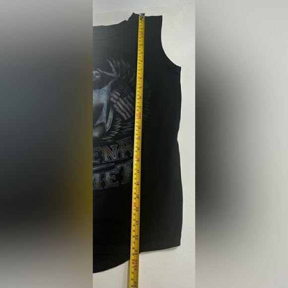 Selena Gomez Muscle Tank Top Size Small 2019 Revival Black Sleeveless Curved Hem - Picture 5 of 5